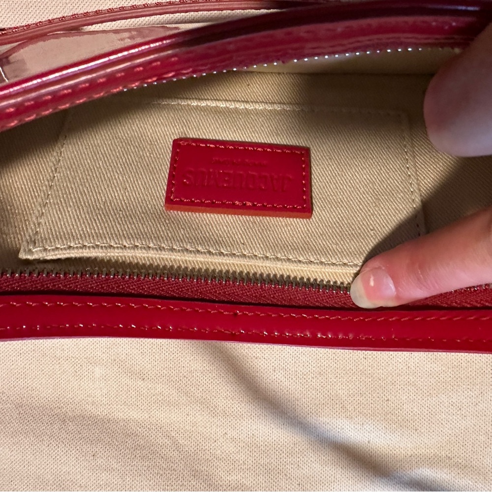 Jacquemus Le Bisou Red Shoulder Bag - Picture 7 of 9